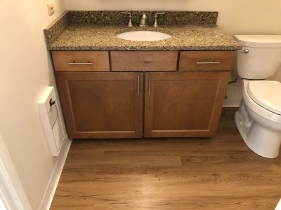New Bathroom Vanity Installation